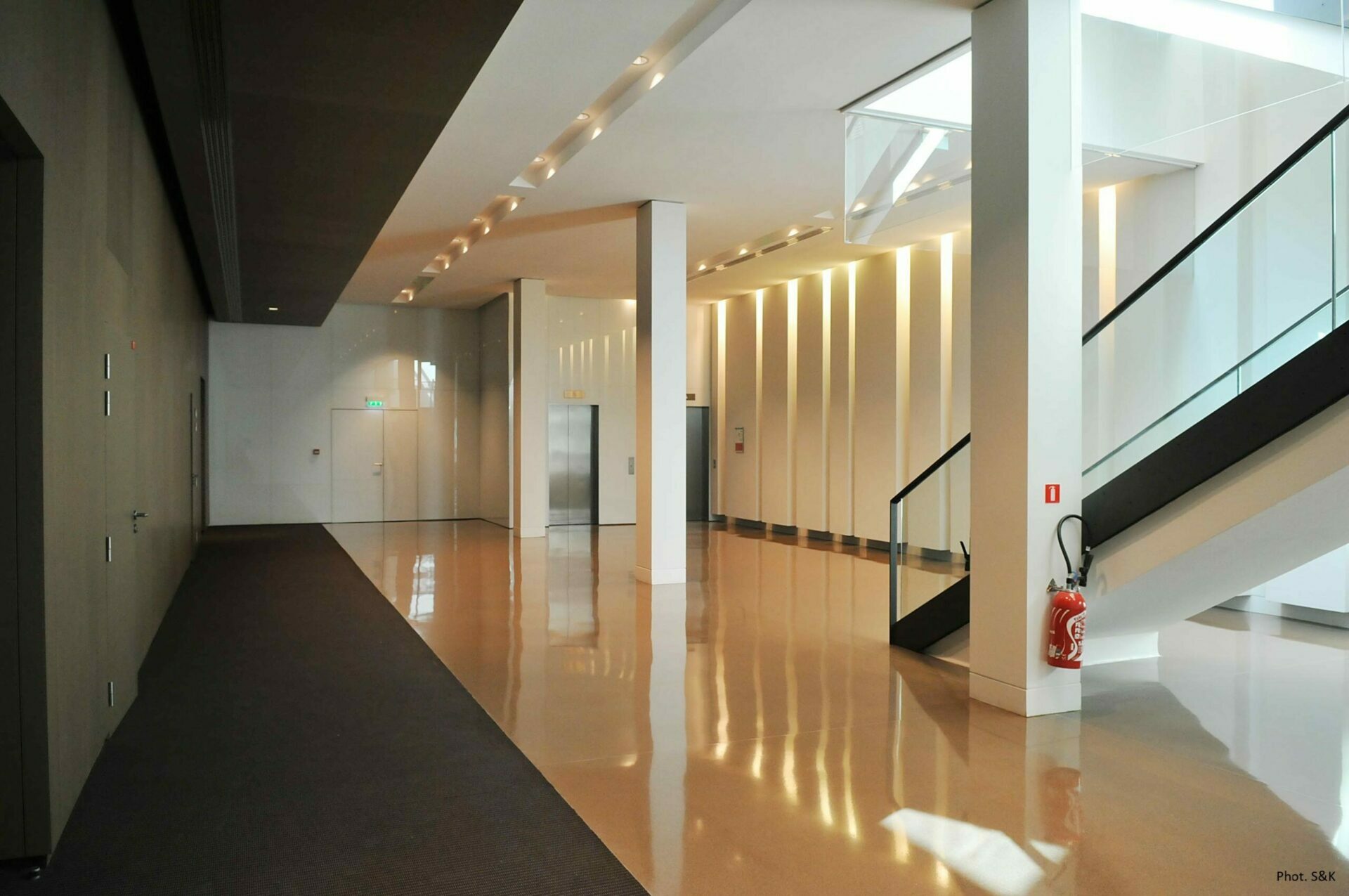 EVERGREEN Campus Montrouge - hall architecture d’intérieur - Atelier CM