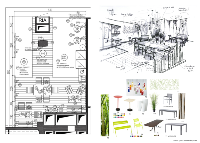 Bercy Lumière - Plan Terrasse - Décoration - Architecture Intérieure et Design - Atelier CM