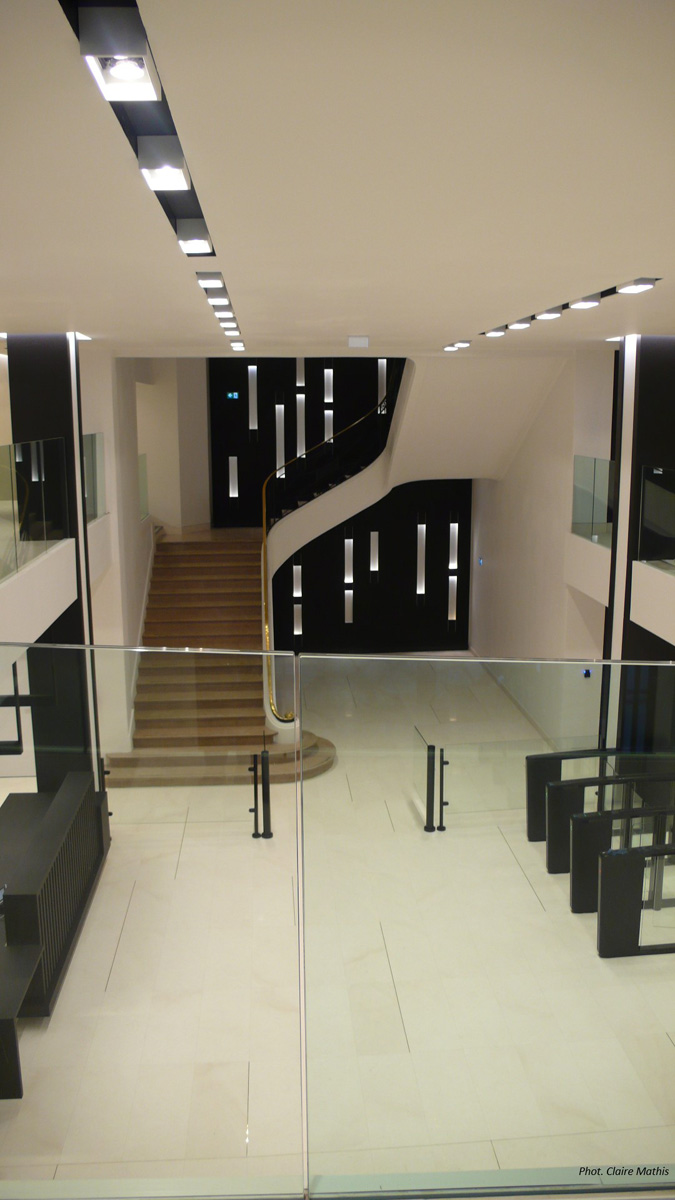 Generali Haussmann - Paris - rénovation hall d'accueil - Architecture d'intérieur - Atelier CM