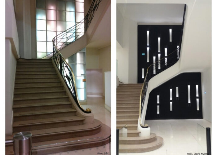 Generali Haussmann - Paris - rénovation escalier art déco - Architecture d'intérieur - Atelier CM