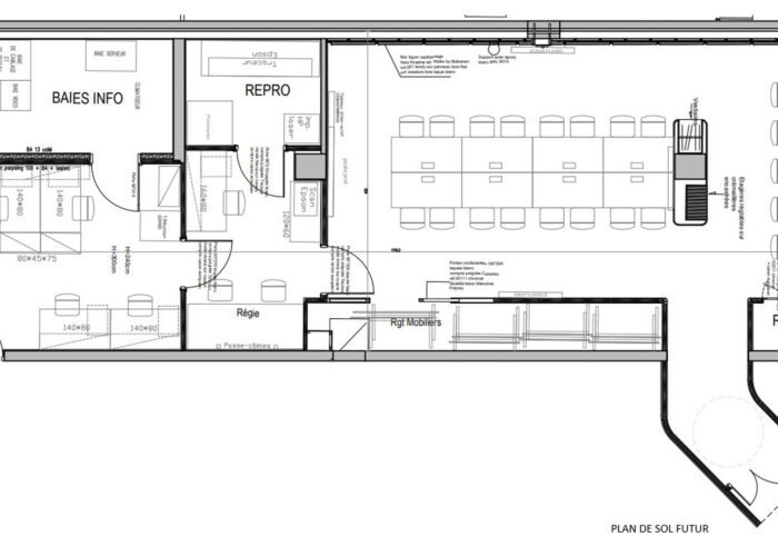 Science Politique Paris - MediaLab - Espace numérique - plans - Architecture d'intérieur - Atelier CM