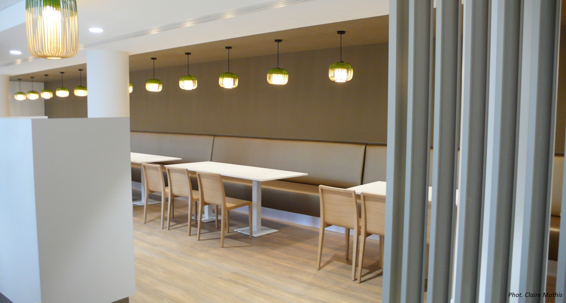 Immeuble Mozaïk - cafétéria - Architecture Intérieure et Design - Atelier CM