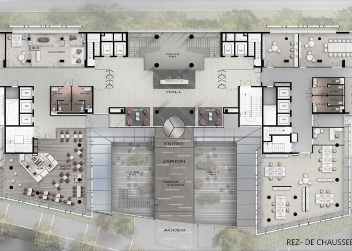 Immeuble Mozaïk - plans - Architecture d'intérieur - Atelier CM