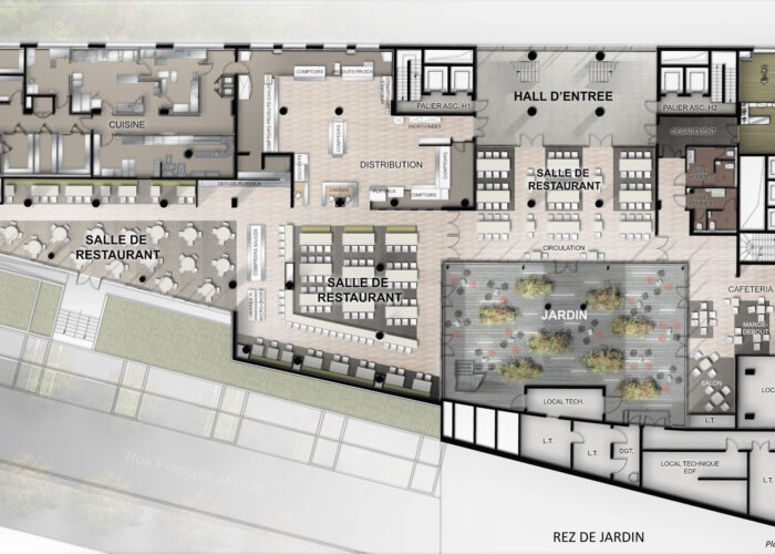 Immeuble Mozaïk - plans - Architecture d'intérieur - Atelier CM