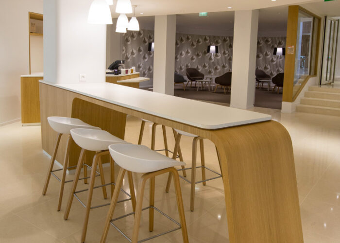 Lounge Paris-Bourse - accueil - Architecture Intérieure et Design - Atelier CM
