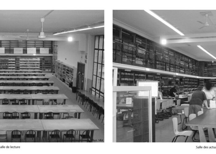 Bibliothèque université des Sciences Politiques Paris - salle de lecture Architecture d'intérieur - Atelier CM