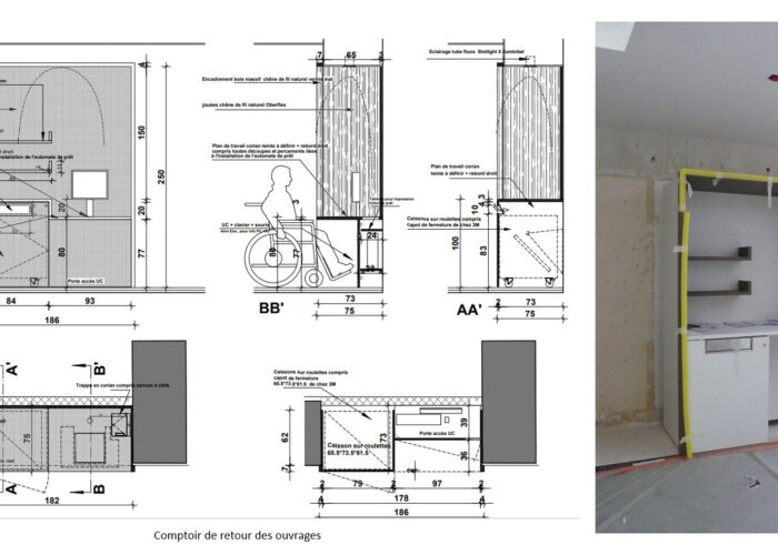 Bibliothèque université des Sciences Politiques Paris - plans rénovation - Architecture d'intérieur - Atelier CM