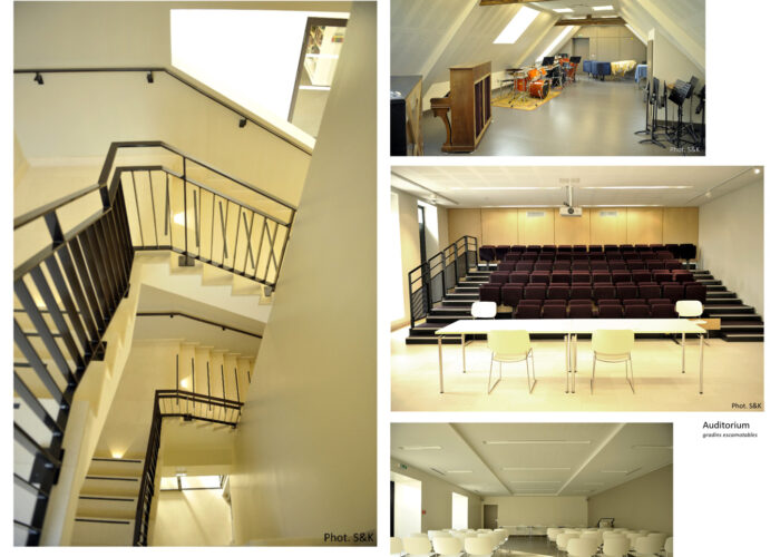 Médiathèque - Sézanne - salle polyvalente - auditorium - Architecture Intérieure et Design - Atelier CM
