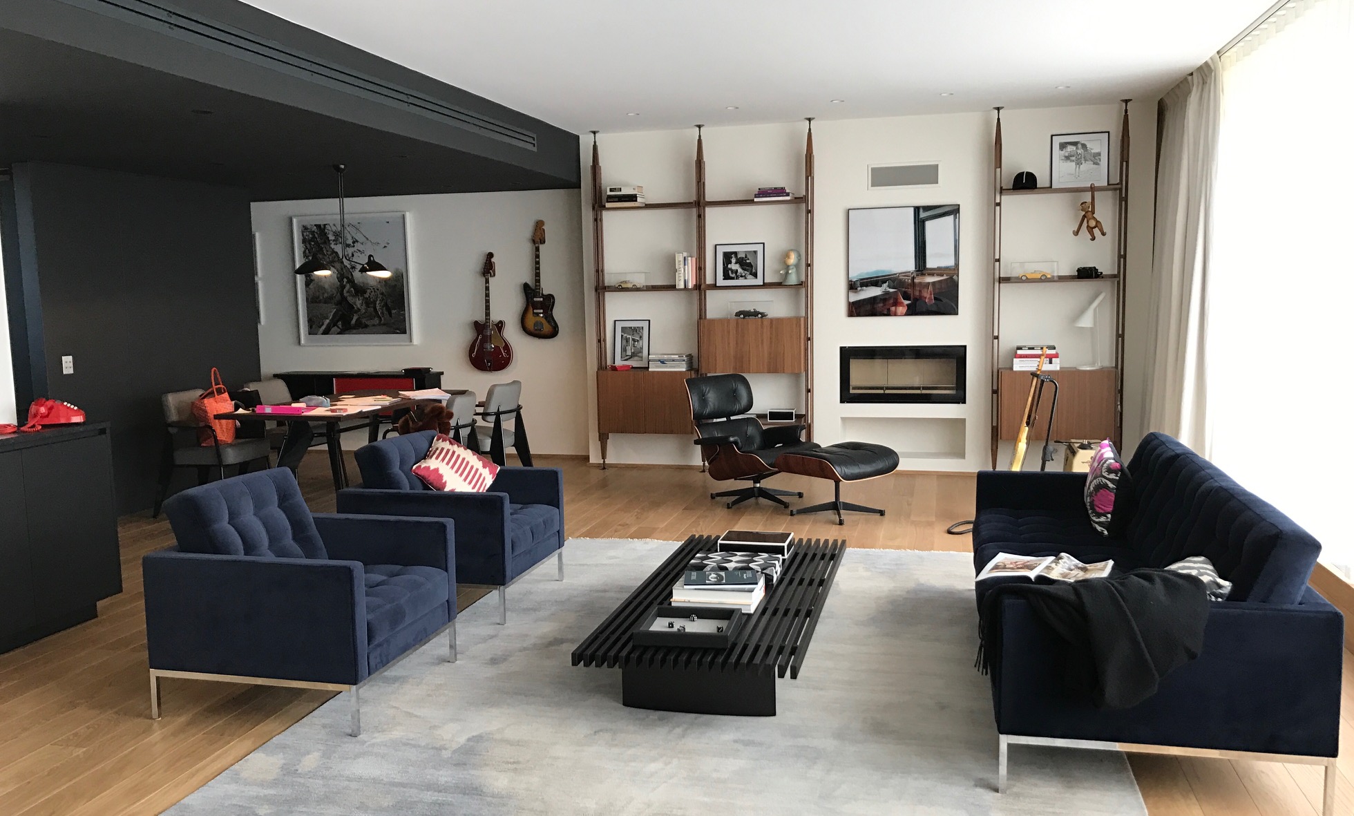 Résidentiel Parisien- salon contemporain