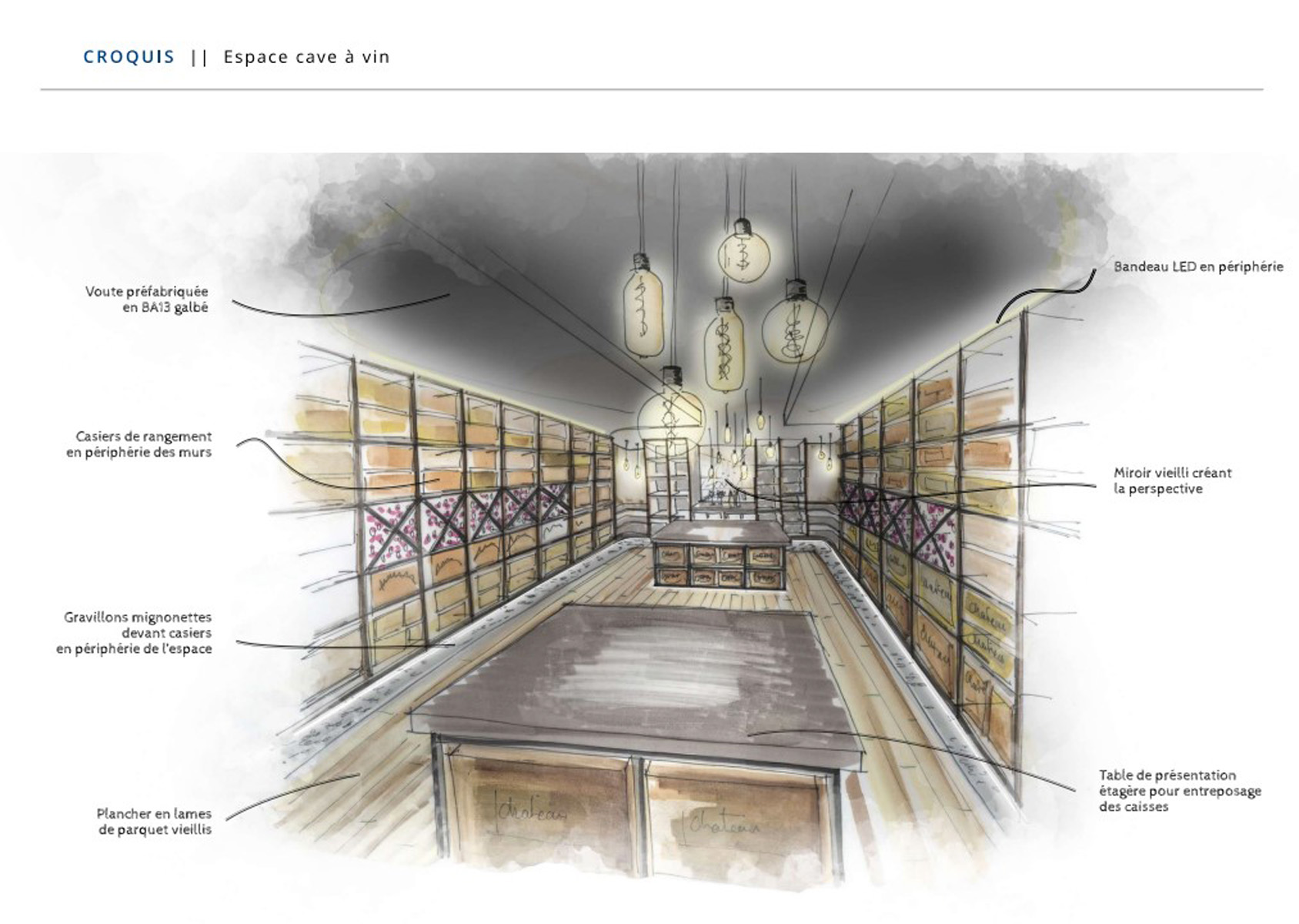 Groupe Burrus - Cave à vin - Paris - Architecture Intérieure et Design - Atelier CM