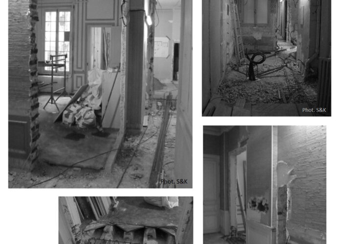 Appartement Porte Maillot Paris - travaux aménagement - Architecture d'intérieur - Atelier CM